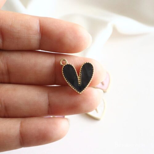 Black Heart Charm