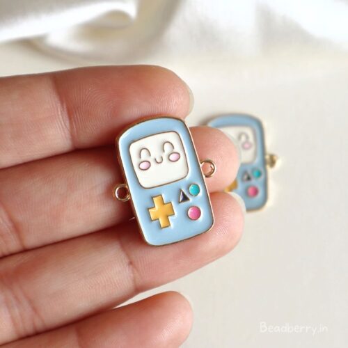 Enamel Game Player Charm