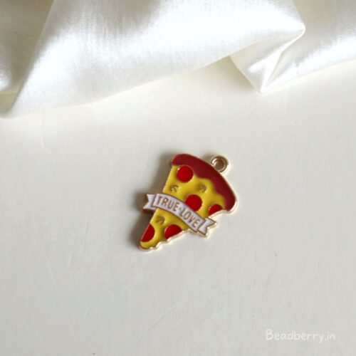 Enamel Pizza Charm/Pendant