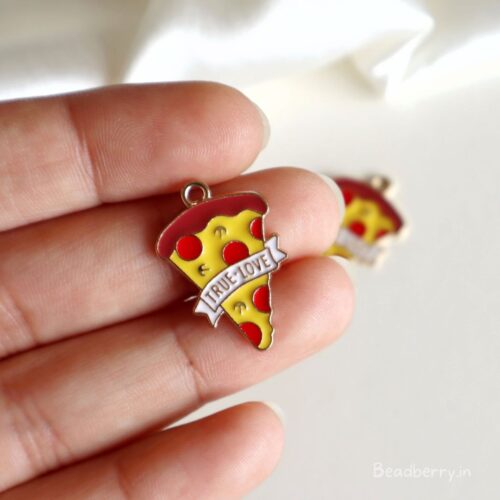 Enamel Pizza Charm/Pendant