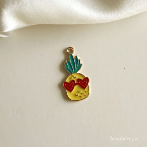 Pineapple Heart Charm/Pendant