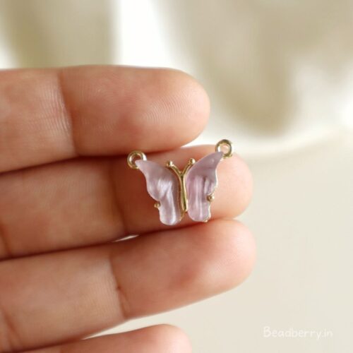 Lavender Butterfly Charm/Pendant