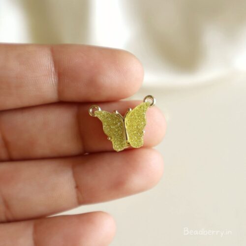 Yellow Butterfly Charm/Pendant