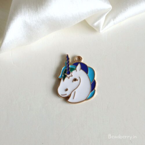Blue Unicorn Charm/Pendant