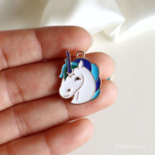 Blue Unicorn Charm/Pendant