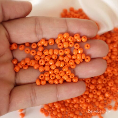 Orange Seed Beads