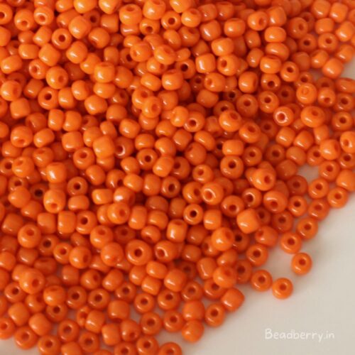 Orange Seed Beads