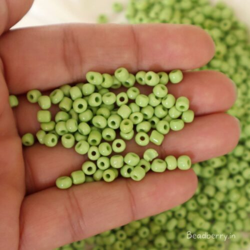 Green Seed Beads