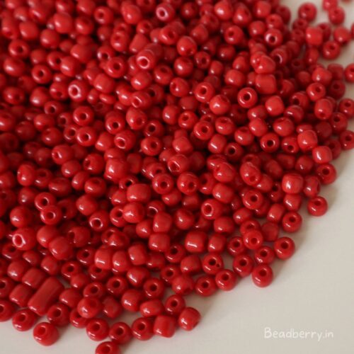 Red Seed Beads