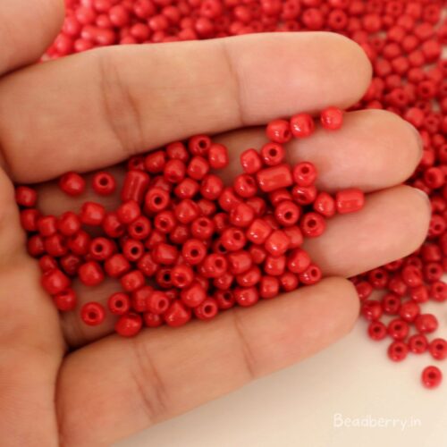 Red Seed Beads