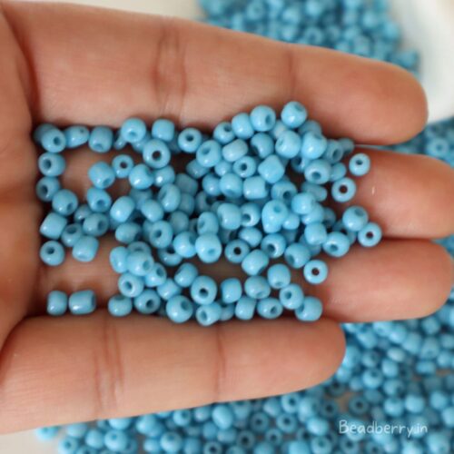 Blue Seed Beads