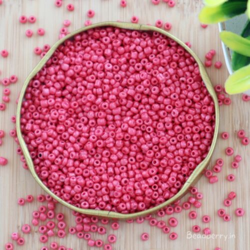 Pink Seed Beads