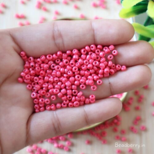 Pink Seed Beads