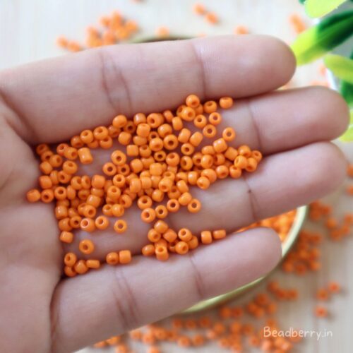 Orange Seed Beads