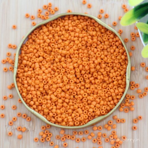 Orange Seed Beads