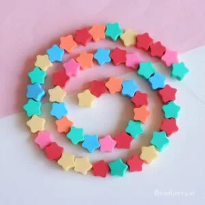 Star Polymer Fimo Beads