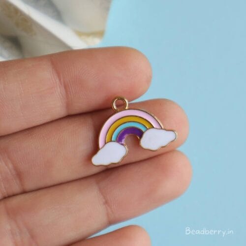 Cloudy Rainbow Charm/Pendant