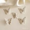 Silver butterfly Charms-5 Pcs