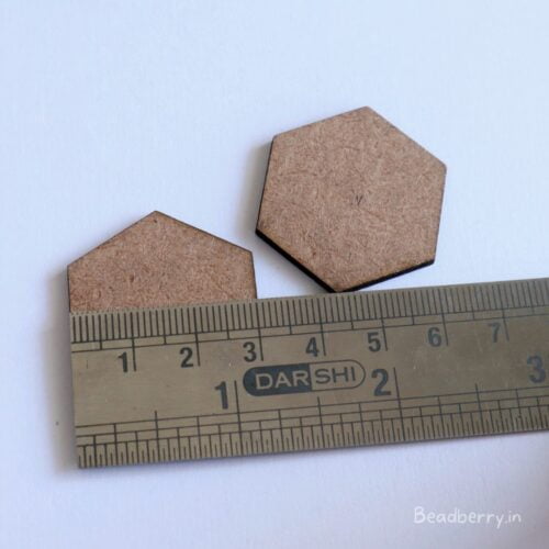 Hexagon Shaped MDF Cutout