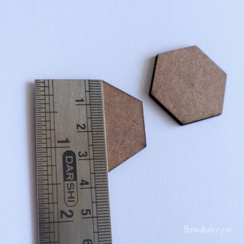 Hexagon Shaped MDF Cutout