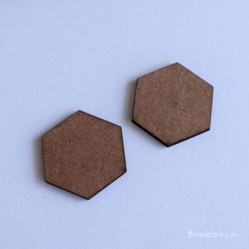 Hexagon Shaped MDF Cutout