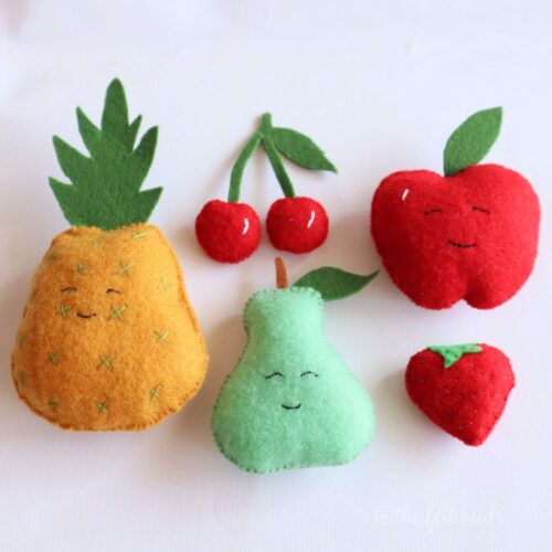 Felt Fruit Play Set- Soft Toys