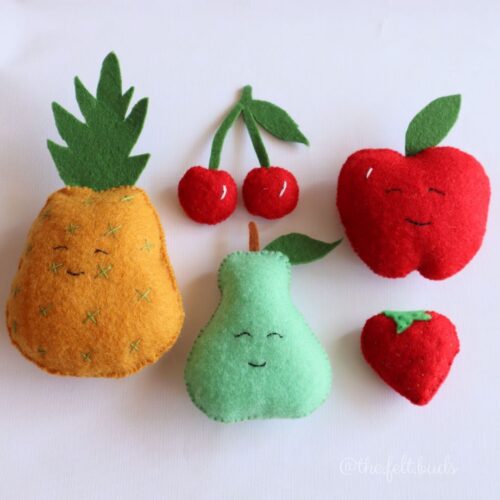 Felt Fruit Play Set- Soft Toys