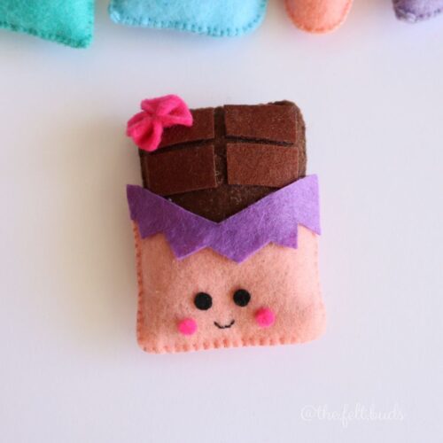 Cute Felt Chocolate Play Toy