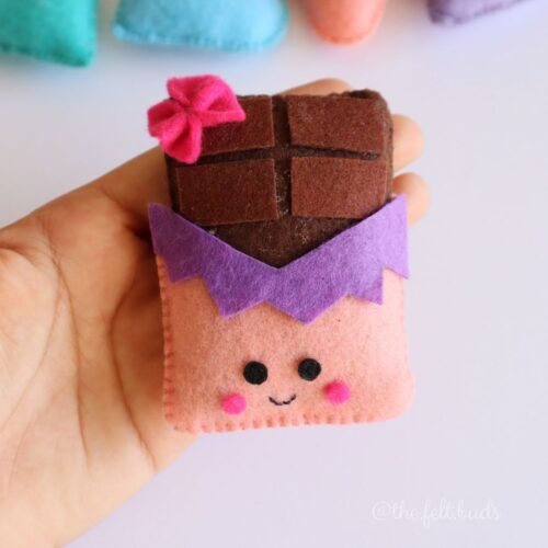 Cute Felt Chocolate Play Toy