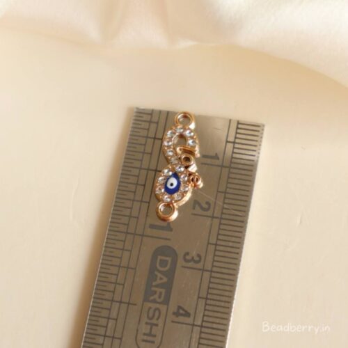 Infinity Love Stone Studded Connector Charm