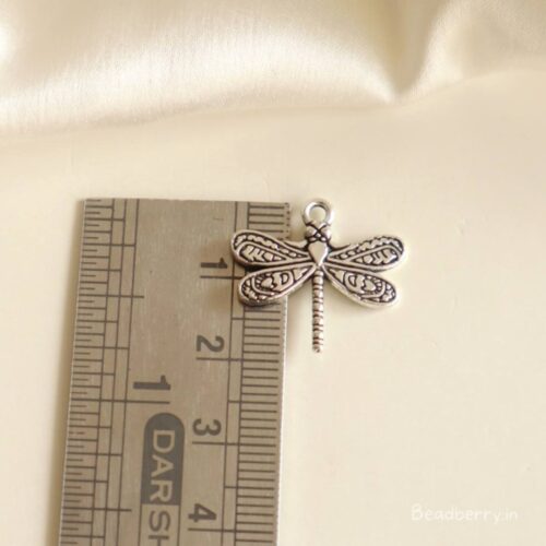 Silver Metal Butterfly Charms-10 Pcs