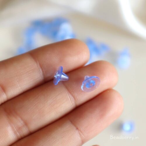 Silicon Back Stopper For Earrings-100 Pcs