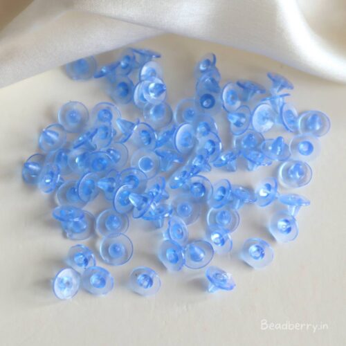 Silicon Back Stopper For Earrings-100 Pcs