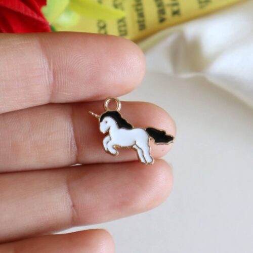 Small Unicorn Charm/Pendant-Black