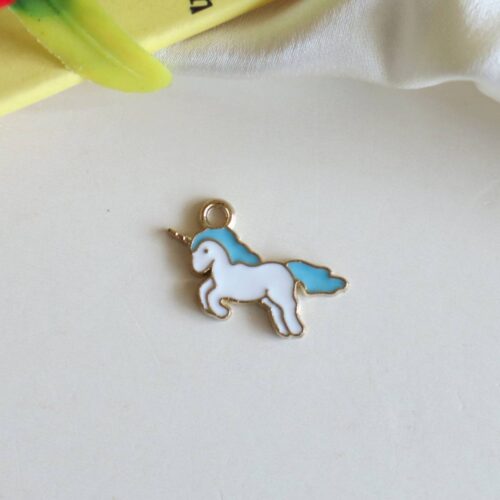 Small Unicorn Charm/Pendant-Blue