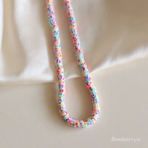 Multi Polymer Clay Fimo Beads- 1 String