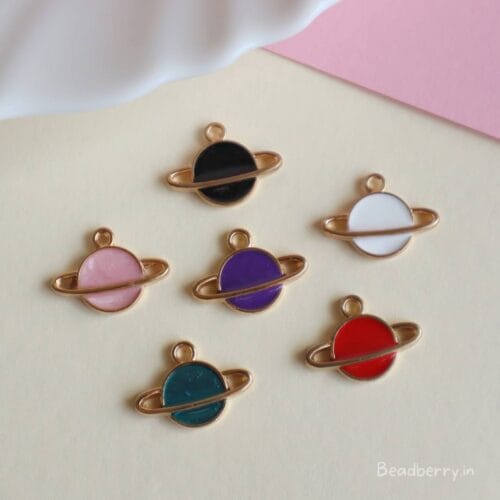 Enamel Planet Charm/Pendant