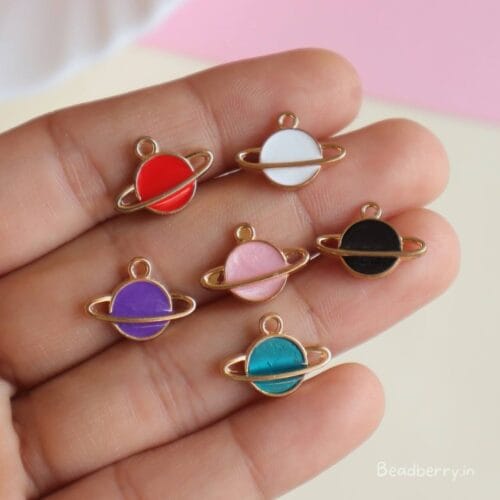 Enamel Planet Charm/Pendant