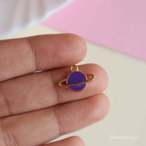 Enamel Planet Charm/Pendant