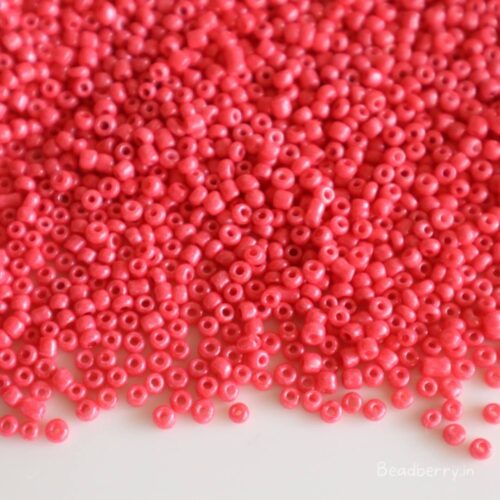 Pink Seed Beads | Size-11/0 (2mm) | 20gms