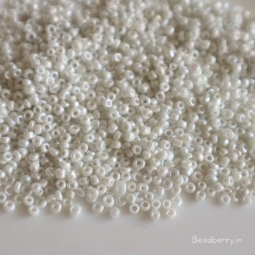 White Seed Beads | Size-11/0 (2mm) | 20gm