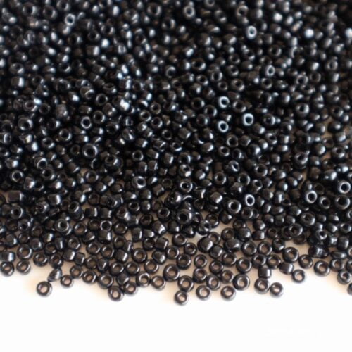 Black Seed Beads | Size-11/0 (2mm) | 20gm