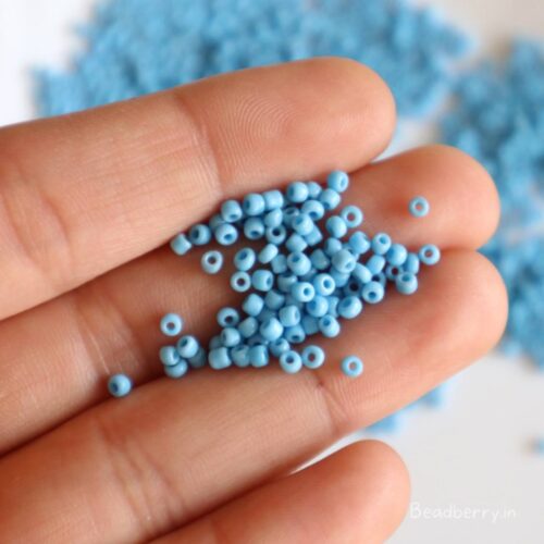 Blue Seed Beads | Size-11/0 (2mm) | 20gm