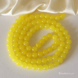 Yellow Glass Beads