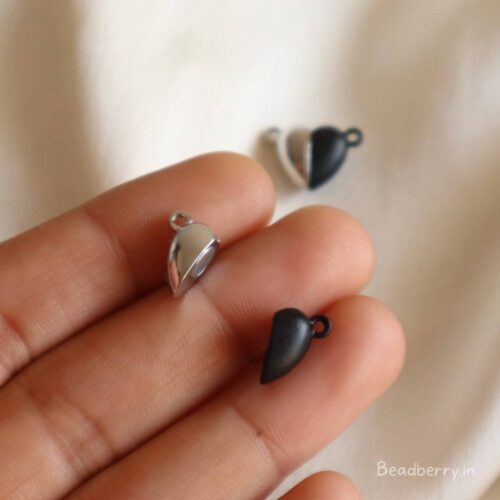 Heart Magnetic Clasp-Black