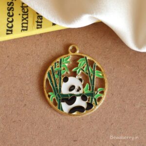 Enamel Panda Charm-E