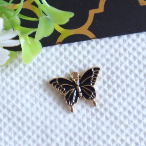 Black Butterfly Charm