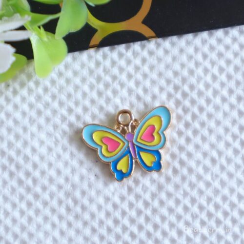 Beautiful Butterfly Charm-Blue