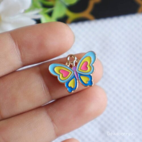 Beautiful Butterfly Charm-Blue