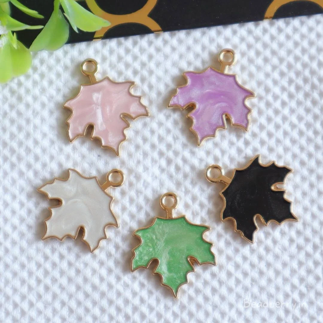 Designer Leaf Charms